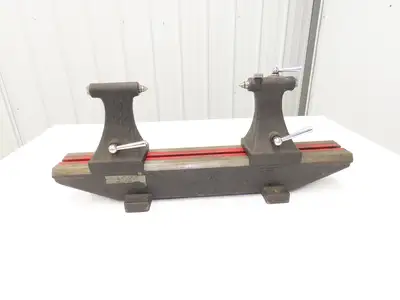 Bench Center Inspection Eccentricity Runout Tool 11-3/4" Swing 25-1/4" Bed