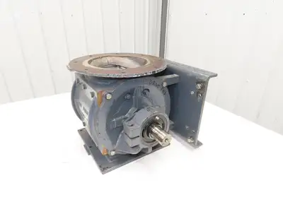 Sprout Waldron Rotary Airlock Feeder Valve 10x8" Round x Square Flange (Rebuilt)