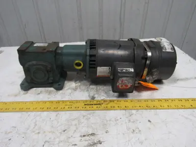 Dodge Tigear #17 1/2Hp Gear Motor Speed Reducer 26:1 Ratio W/Brake