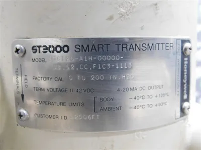 USED HONEYWELL STD120-A1H-00000-MB,S2,CC,F1C3-1113