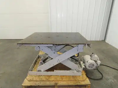 Autoquip 26W25 Hydraulic Scissor Lift Table 2000lb 26" Travel 30x40" Top 3Ph