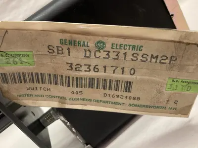 Used GE SB1 DC331SSM2P Miscellaneous Equipment (Electrical & Power) Ohio US | Surplus Asset Holdings #1237193