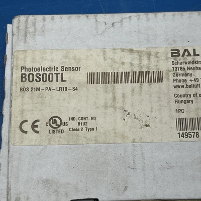 NEW Balluff Balluff BOS00TL BOS 21M-PA-LR10-S4