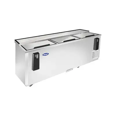 New | in-Stock Atosa New Atosa MBC80GR 80'' Bottle Cooler - Stainless Steel Bottle Coolers Illinois US | Falcon Restaurant Supply #1375320
