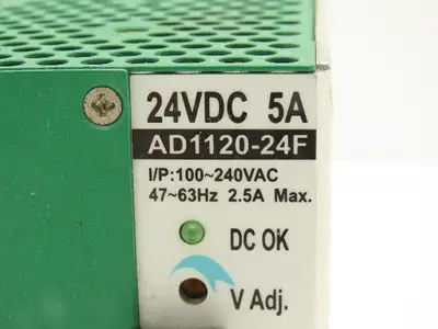 ACRO Engineering AD1120-24F 5A 24VDC Power Supply 100-240VAC 47-63Hz Input