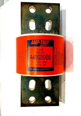 NEW GOULD SHAWMUT A4BQ3000 TIME DELAY FUSE 3000AMP 600V