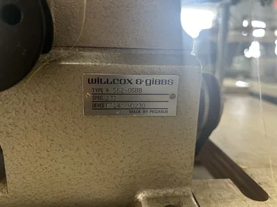 Pegasus/Wilcox & Gibbs W562-05BB Industrial Sewing Machine w/ TrimMaster EMD-91