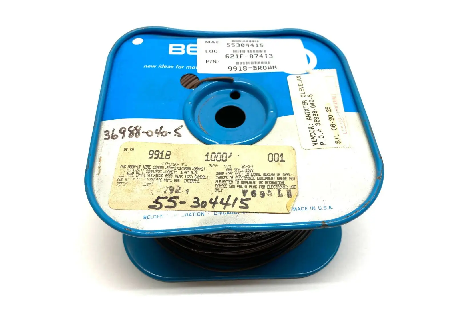 New | in-Stock BELDEN HOOK-UP WIRE Misc Industrial Equipment | Maverick Industrial Sales #1118582