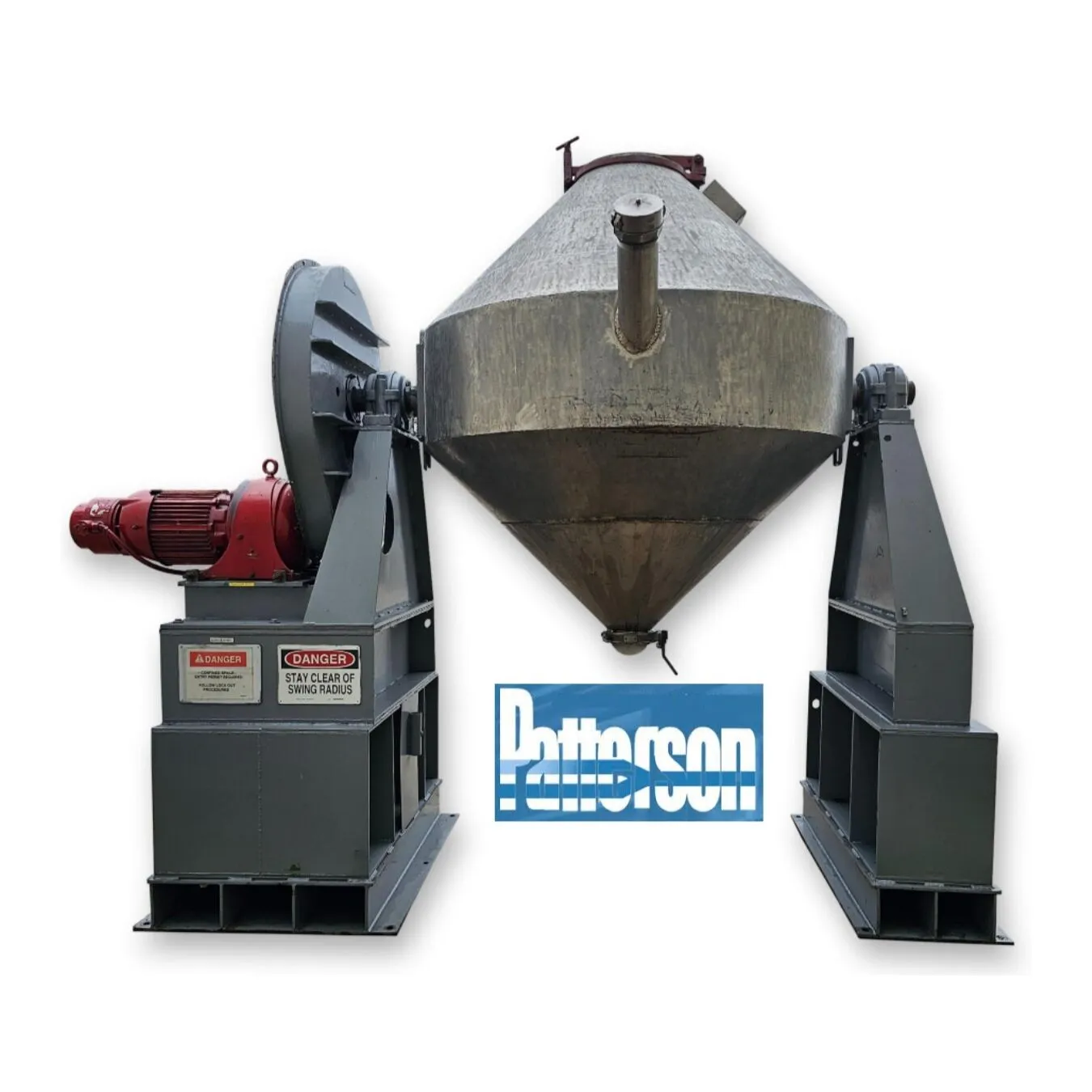 Used Patterson Stainless Steel Double Cone Blender - 75Cu/Ft