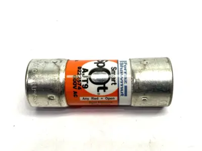 USED MERSEN AMP-TRAP SMART SPOT FUSE CLASS J 600VAC 9A LOT OF 2