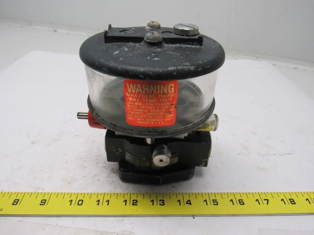 Watts L50-06R In-Line Injection Lubricator 3/4" Ports 10 oz. Reservoir