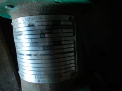Fisher 1" 600 Class, WCB Steel Ring Flange Control Valve