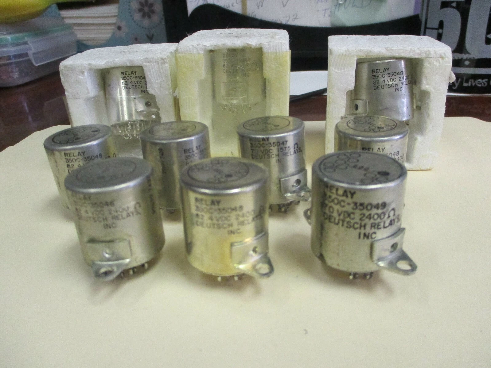USED Deutsch Relays Inc 350C-35047, 350C-35048, 350C-35049