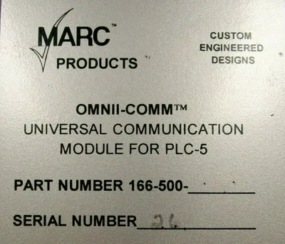 USED MILLIE APPLIED 166-500 UNIVERSAL COMMUNICATION MODULE 166500