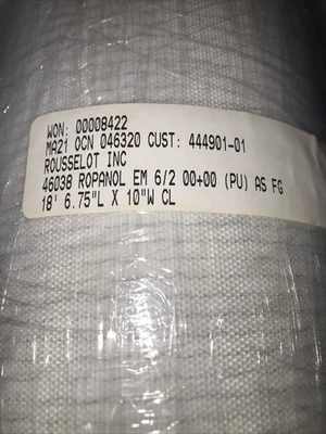 ** New Conveyor Belt  Rousselt 46038 Ropanol EM 6/2 00+00 18’ 6.75”L  X 10”W CL#