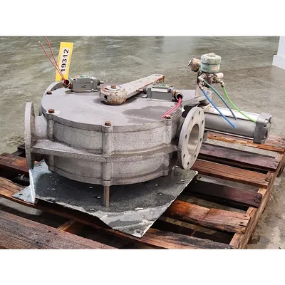 Used Reimelt GmbH 4" Single-channel Stainless Steel Tunnel Diverter Valve