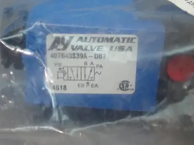 USED AUTOMATIC VALVE INC 407643S39ADB7