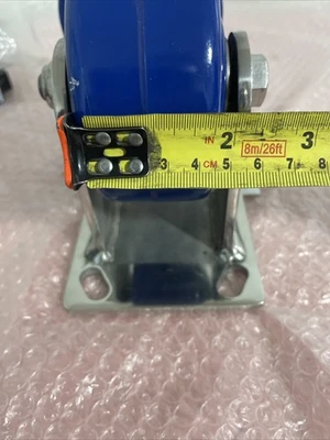 (2) Prism By Bassick Industrial 4” Wheel Diameter Rigid Caster See Phots For