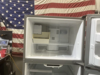USED GE FREEZER ON TOP