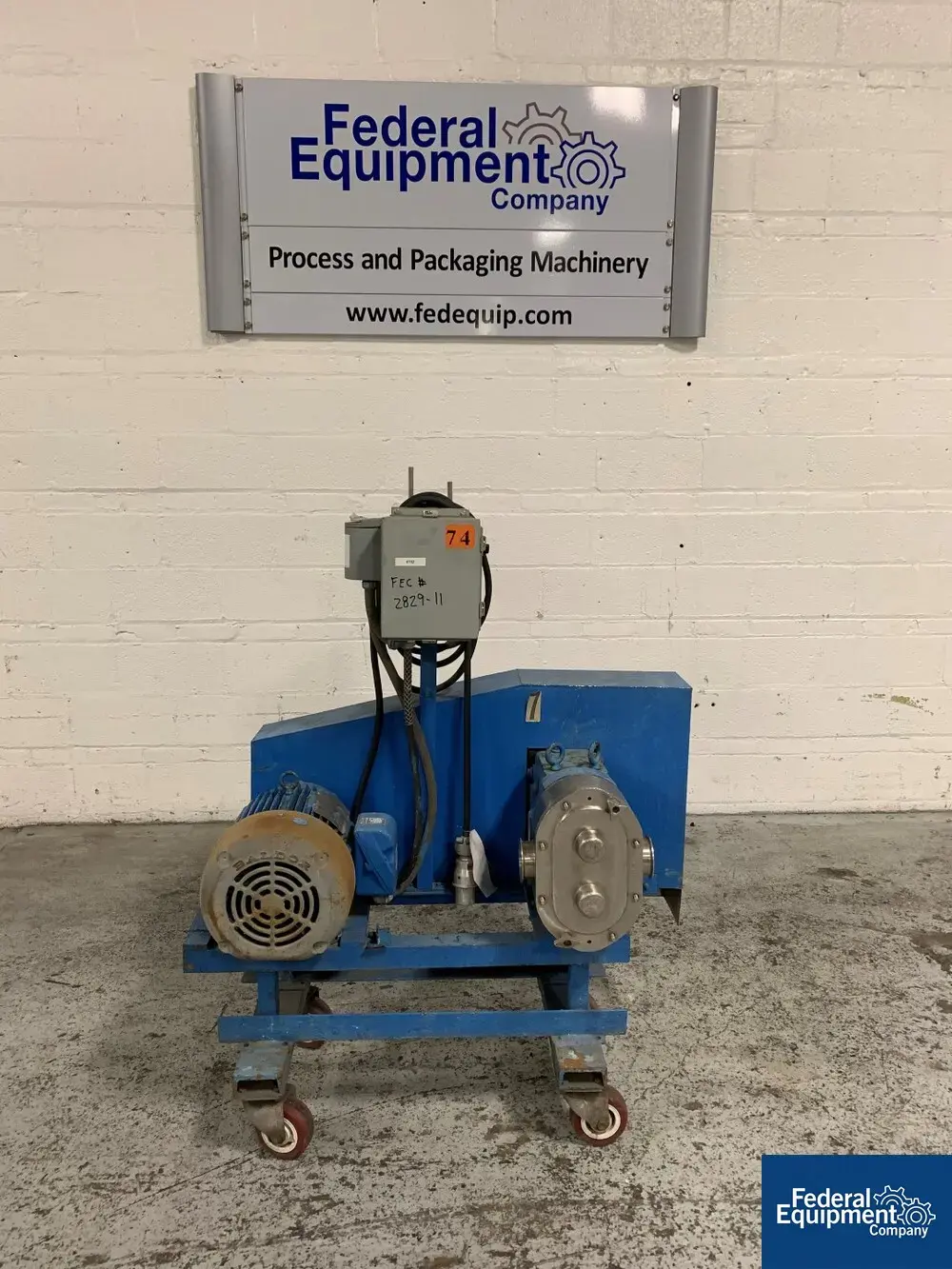 USED Waukesha Waukesha Pump, S/S, 10 HP