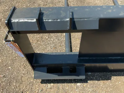 New JCT Bale Spear Skid Steer Attachment, Universal Quick Attach, Has Two Spears that Stick Out Appr...