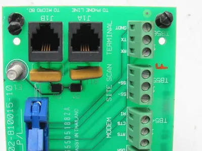 Liebert 02-810015-10 Rev. 02 Modem Site Scan Terminal PCB Circuit Board