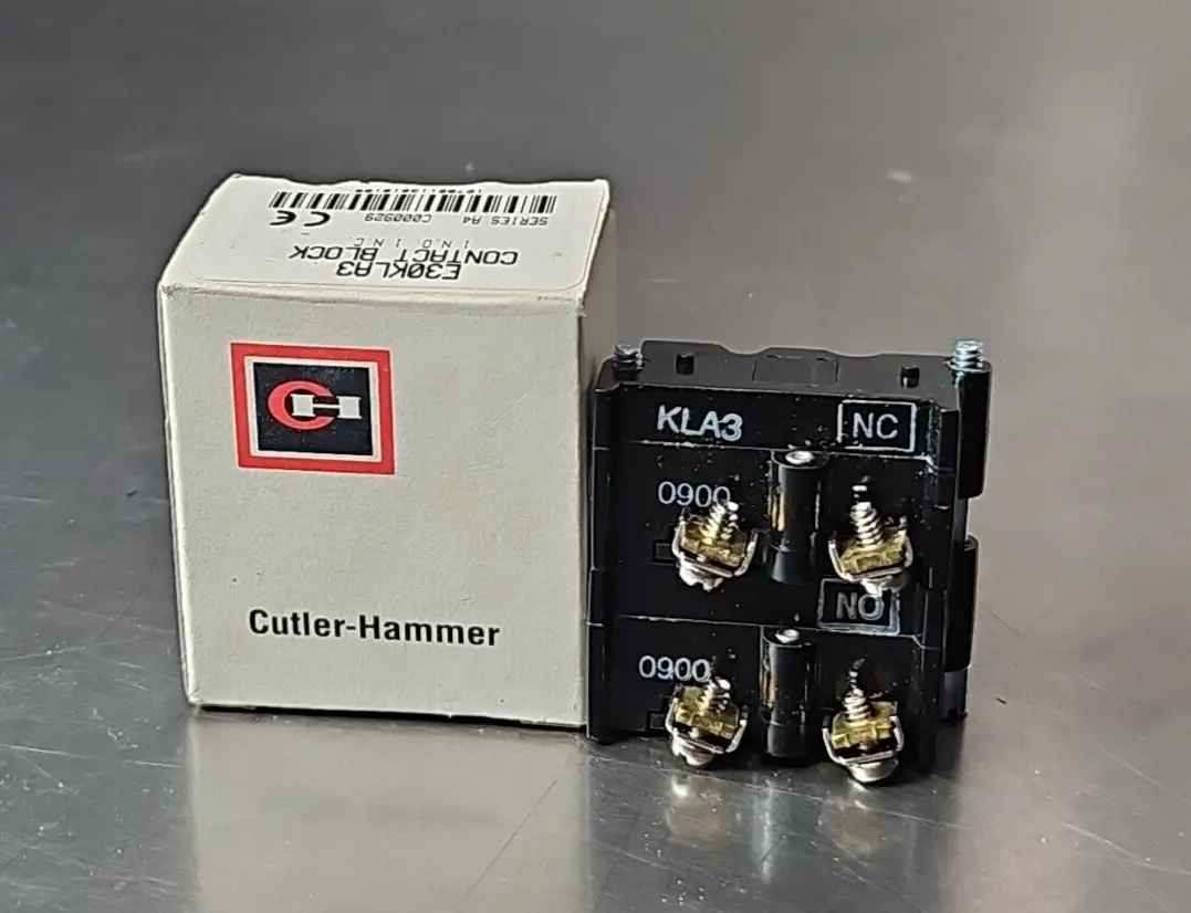 Cutler Hammer E30KLA3 Contact block. Loc4C21