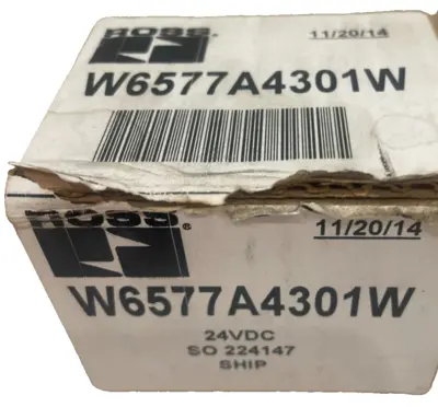 NEW ROSS CONTROLS W6577A3401W SOLENOID VALVE 24VDC