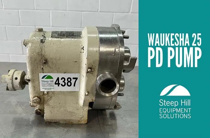 Used 1997 WAUKESHA 25 POSITIVE DISPLACEMENT PUMP Positive Displacement Pumps | Steep Hill Equipment Solutions #772515