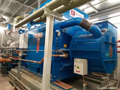 Used MAN Turbo 16 MW Steam Turbine Generator Assembly, Model MARC4-B00.