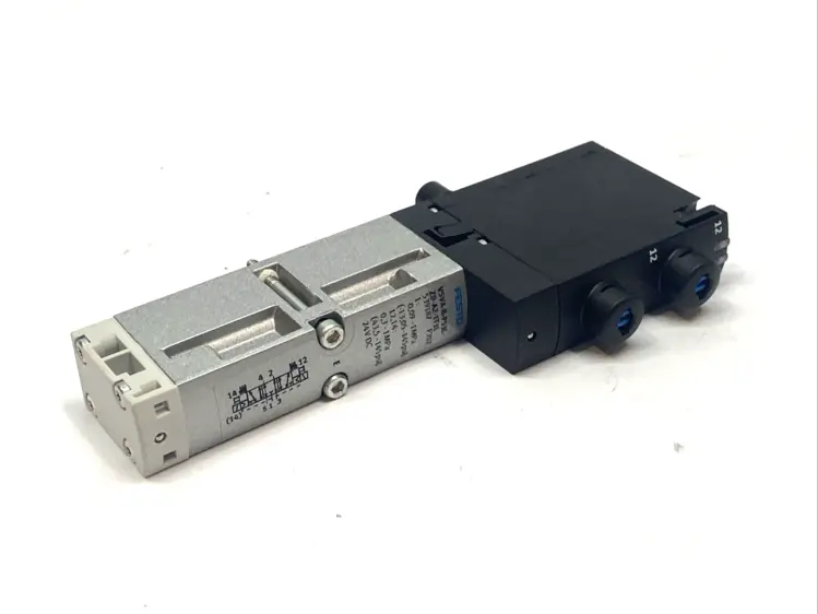 Used Festo 5/3 Exhausted Solenoid Valve 539187 Solenoid Valves Michigan US | Maverick Industrial Sales #1483183