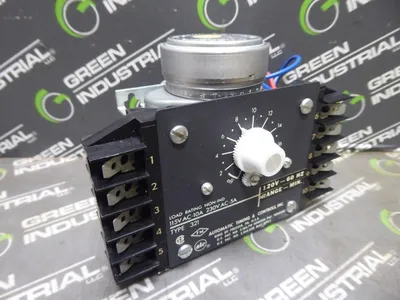 ATC 321B050A08B1XX Time Delay Relay Type 321 115VAC-10A 230VAC-5A 0-20 Min. New NIB