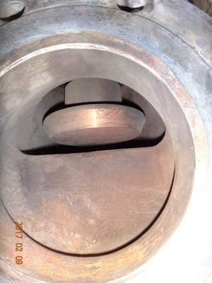 Ladish 6", Class 150, CF8M, Globe Valve.