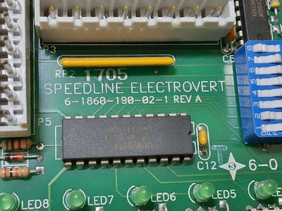 SPEEDLINE ELECTROVERT 6-1860-190-02-1 CONTROL BOARD