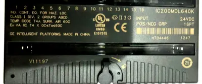 NEW GE FANUC IC200MDL640K INPUT MODULE VERSAMAX 24VDC 16PT
