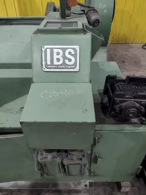 3" IBS MODEL #TSH-545-S TUBE, PIPE & BAR COLD SAW WITH FEED CONVEYOR: STOCK #23032