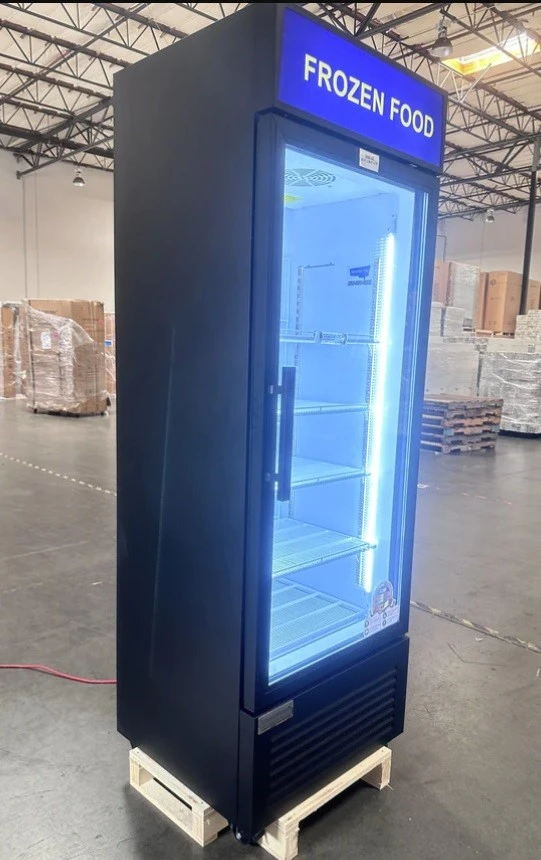 168-0016 AC SDGF 25” Glass 1 Door Reach In Freezer