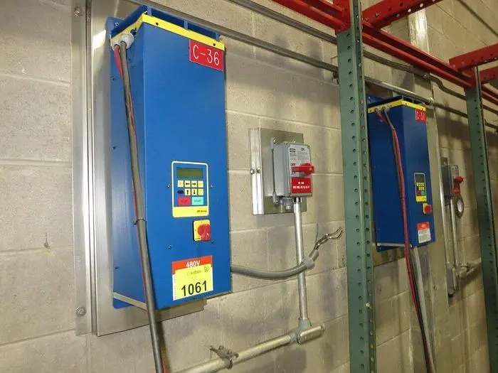 Used 2010 POWER DESIGN USA PCIHF-6KW-48V-480VAC Battery Chargers Wisconsin US | Lemke Machinery Sales #685217
