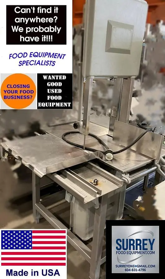 Used HOBART SAW Meat Processing Equipment British Columbia CA | Surrey Food Equipment #1271610