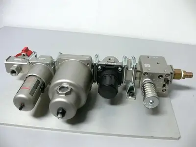 USED SMC PRESSURE FILTER SYSTEM VHS50-06 AF50-06 AR50K-06 AM550C-06 AV5000-06-5DZ