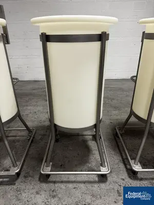 N/A (3) 200L Portable Plastic Mix Tanks with Mixer