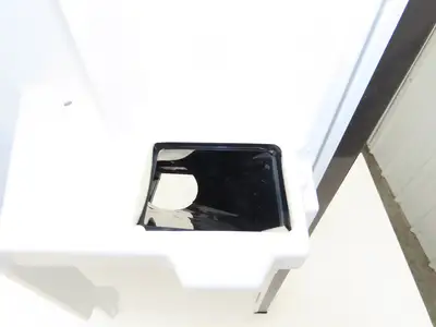 5304530762 Electrolux Left Refrigerator Door Black Stainless Ice Dispenser
