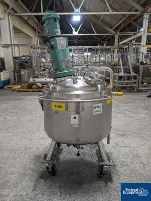 USED Precision 200 Liter Precision Stainless Reactor, 316 S/S, 45/100#
