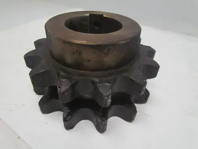 KANA 120-2B 13 Double Strand Sprocket 1.5" Pitch 13 Tooth 70mm Bore w/Key