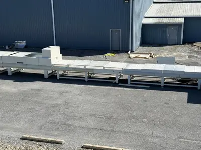 Makor Finishing Line w/ Butfering Sander, Q-One Reciprocating Sprayer, and FASTDRY Curing Oven