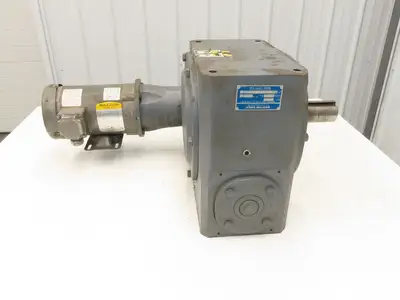 Boston Gear RFWA752100STB563 Gearmotor 100:1 Double Reduction 17rpm 1Hp 460V 56C