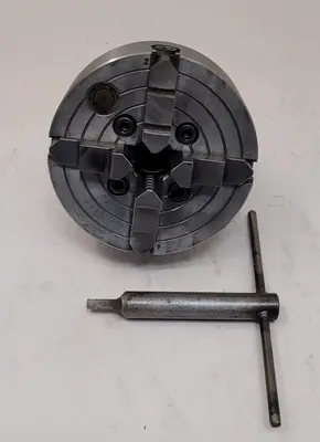 Used BISON 5" 4 JAW CHUCK Collet Chucks & Fixtures Kentucky US | Aucto #1315736