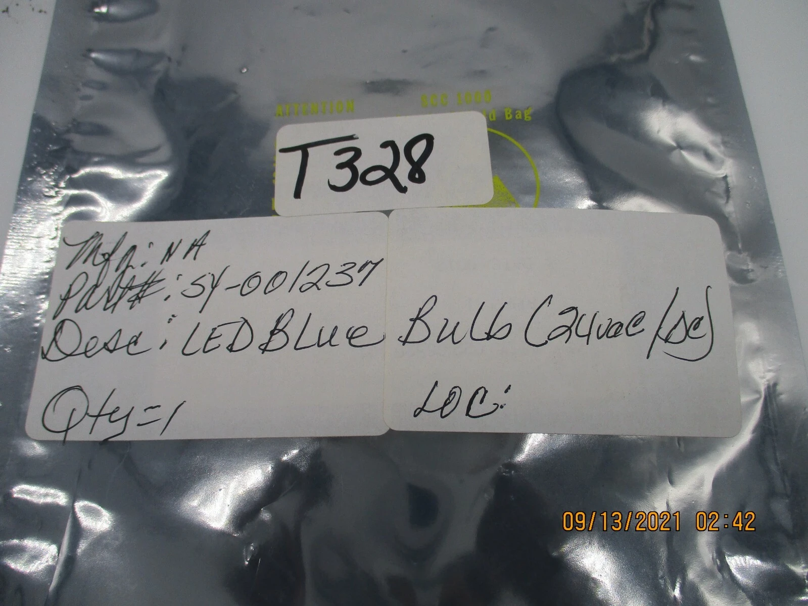 New SY-001237 (24vac/dc, EBT B, A4) LED Blue Bulb