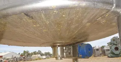 Tank, 300 Gallon, S/st, 42" x 48", DT/DB, Single Wall #5991158