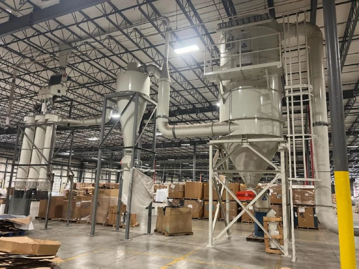 KICE Complete Air Classification System (Low Hours) 3,000-4,000 Lbs./hr.